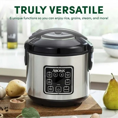 8-Cup Digital Rice Cooker & Food Steamer with Bonded Granite? Nonstick Ceramic | Target