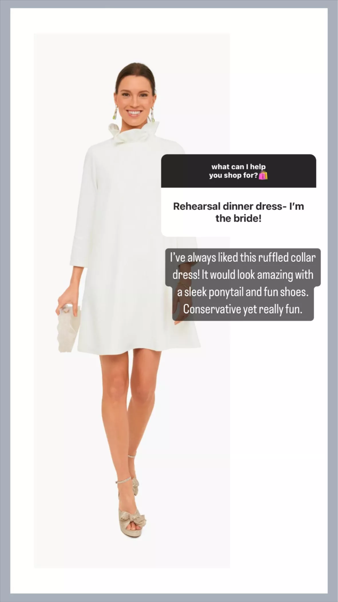 Daphne Dress in Off White curated on LTK