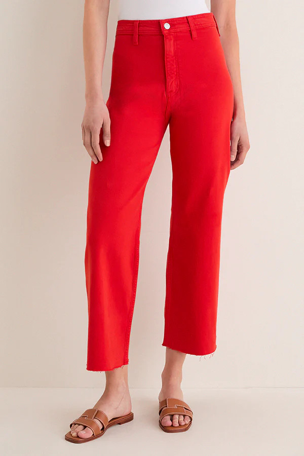 Chili High Rise Wide Leg Penny Crop | Tuckernuck (US)