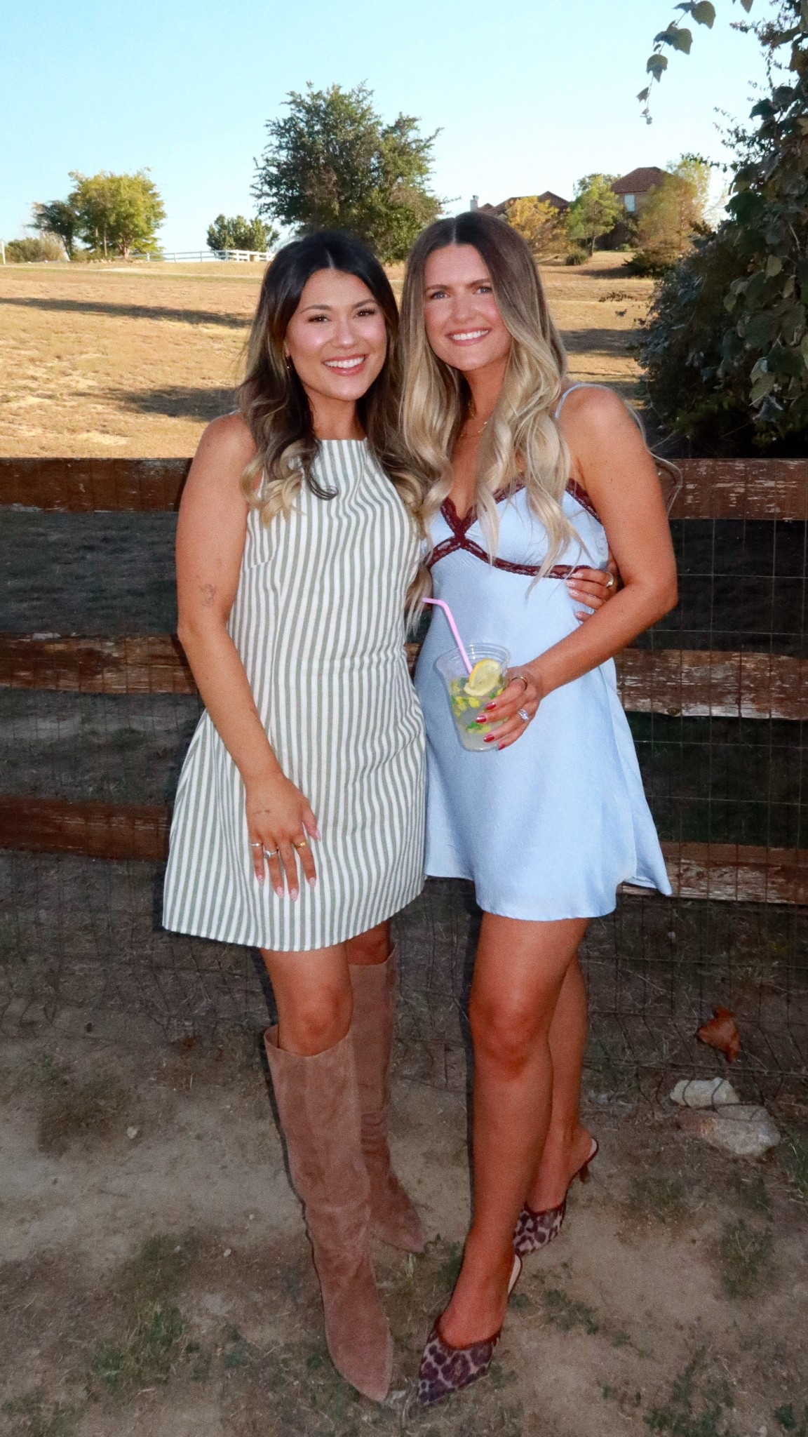 my dress from my friends birthday party! i can’t find her dress online but did link her shoes! 
#princesspollydress #samedelmanboots #fallboots #kneehighboots #minidress

#LTKPetite #LTKSaleAlert #LTKFindsUnder50
