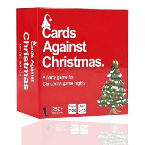 Tincasen A Party Cards Game for Christmas Game Night-Cards Against Christmas, 2025 Christmas Friendly Feud Game - The Hilarious Party Game, Family Games,Party Cards Game (1PC) | Amazon (US)