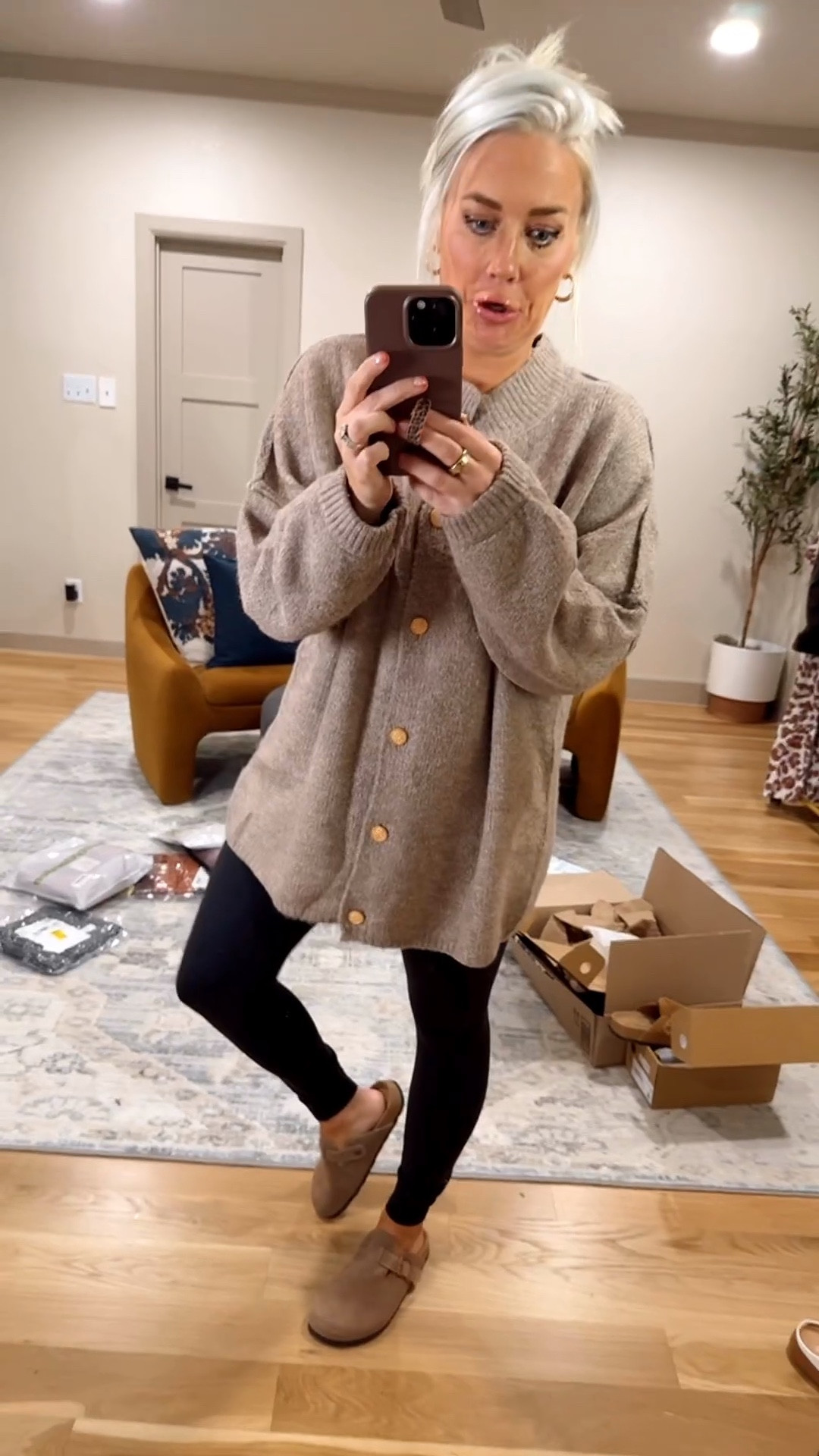 My obsession with this sweater cardigan omg! It’s so legit , size large 

#LTKSeasonal #LTKMidsize #LTKWorkwear