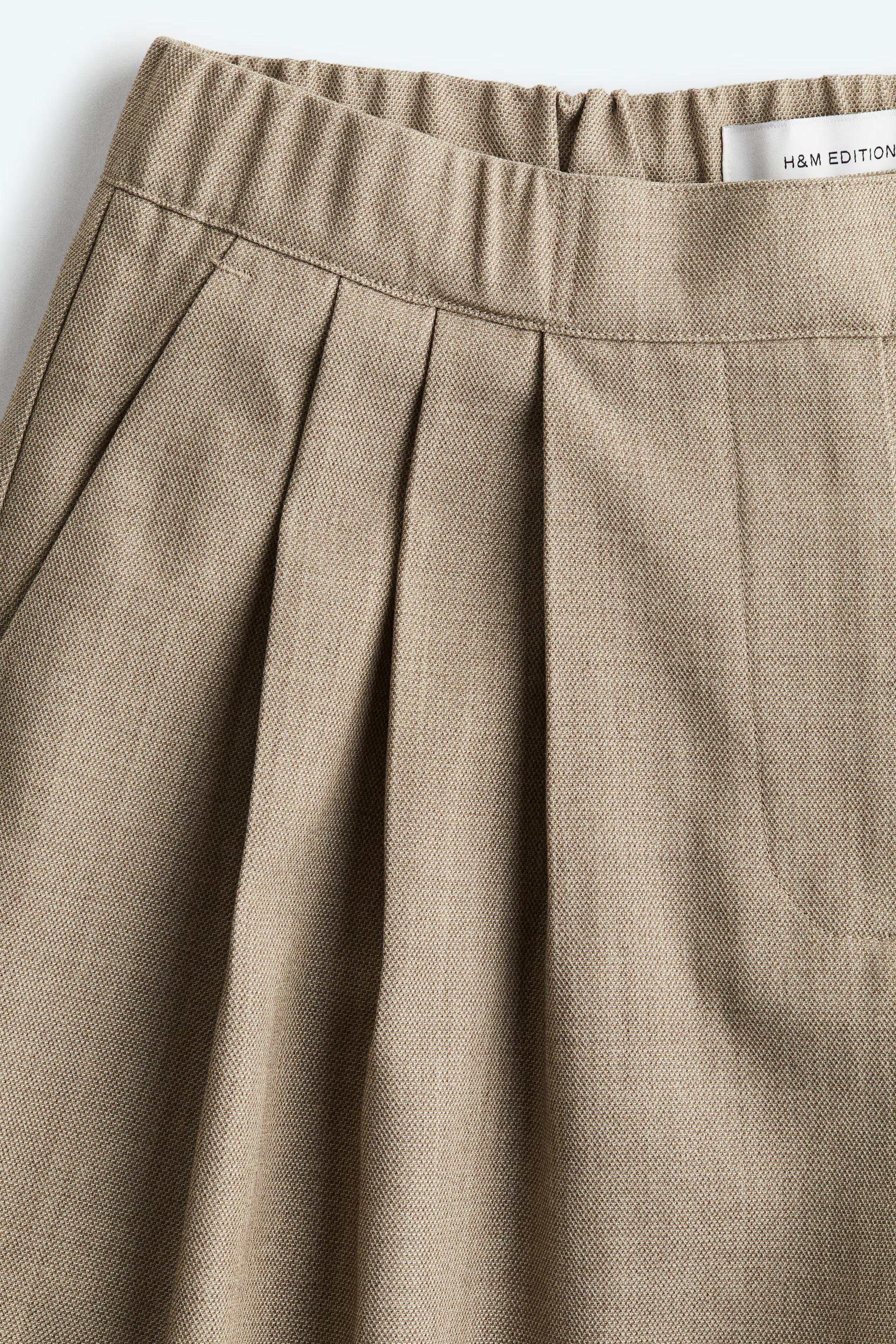 Pleat-Front Pants - Beige - Ladies | H&M US | H&M (US + CA)