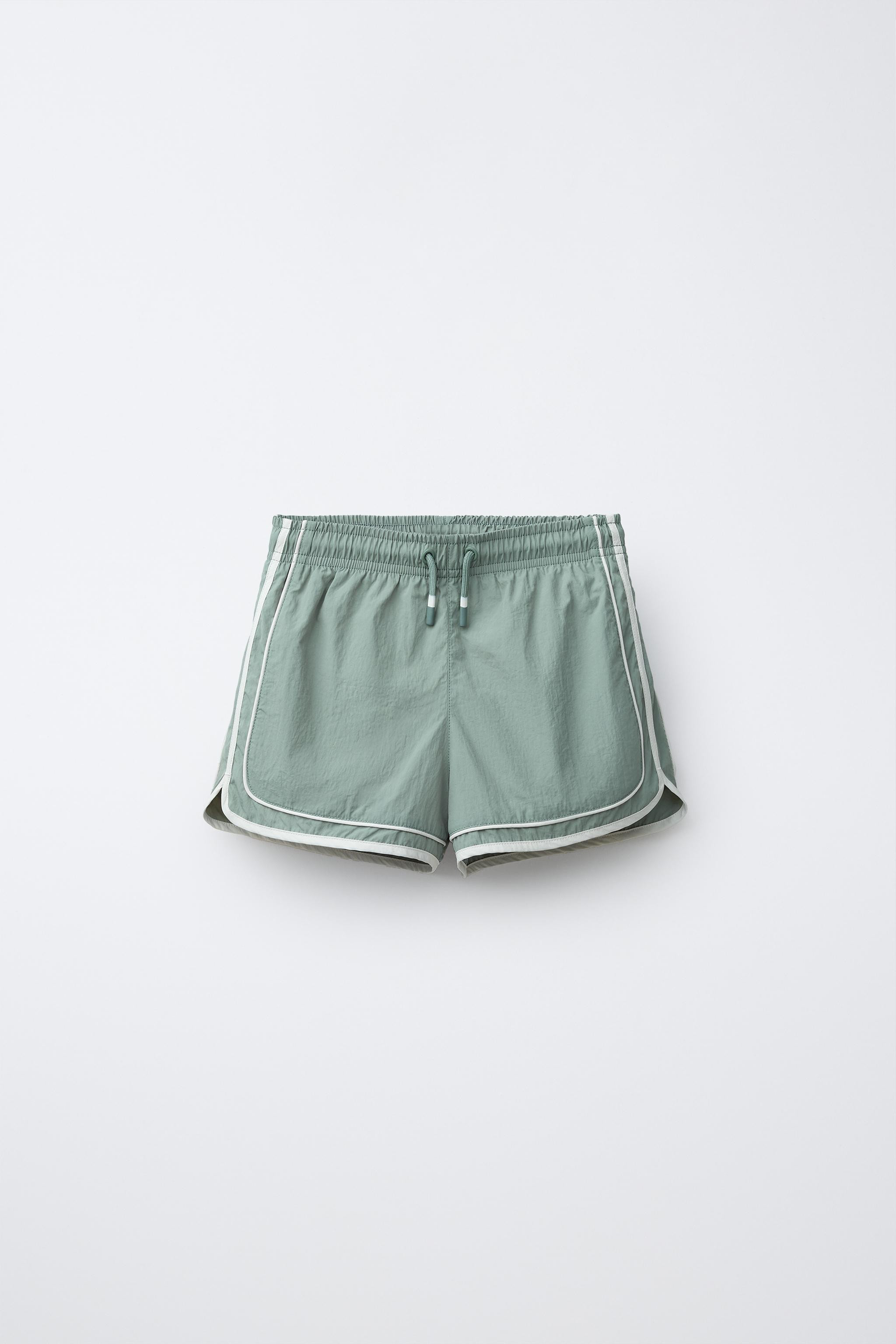 6-14 YEARS/ SWIM SHORTS WITH CONTRAST BANDS | Zara US