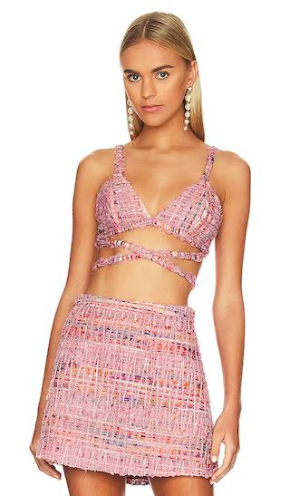 Dionne Bra Top in Pink | Revolve Clothing (Global)