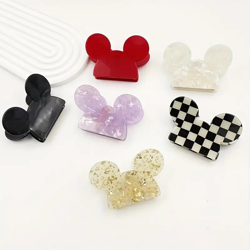Cartoon Acetate Mouse Ears Hair Claw Clip Cute Jaw Clips - Temu Canada | Temu Affiliate Program