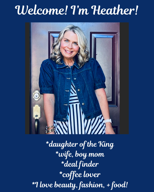  
 Welcome to My Sweet Savings! 👋
I’m Heather, and I love to share beauty, fashion, and food! I’m so glad you’re here! 
I’m 5’5” and generally a size 12 in pants/skirts, and Medium in shirts.👚 👗

#LTKStyleTip #LTKMidsize #LTKBeauty