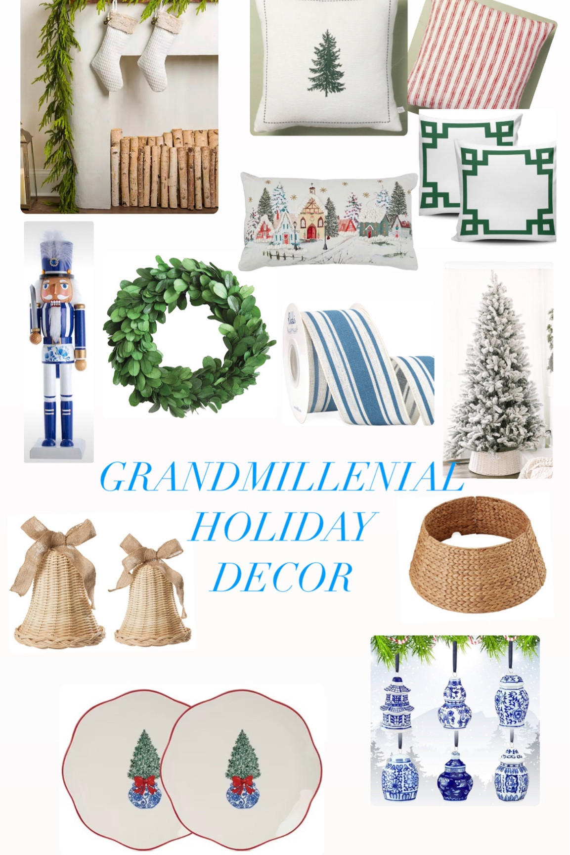 Grandmillenial holiday home decor

#LTKstyletip #LTKhome #LTKHoliday