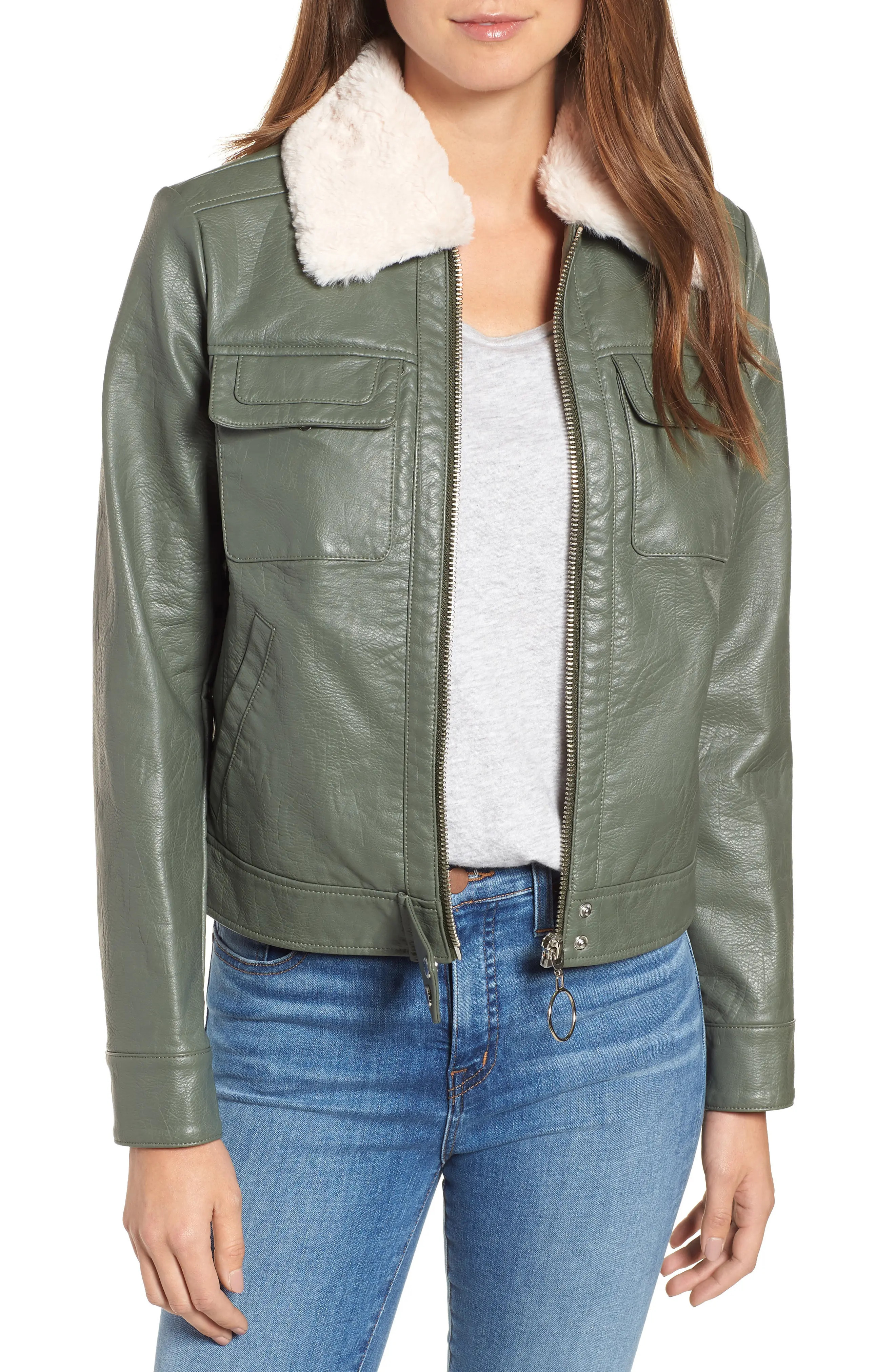 Bernardo Faux Leather Jacket | Nordstrom