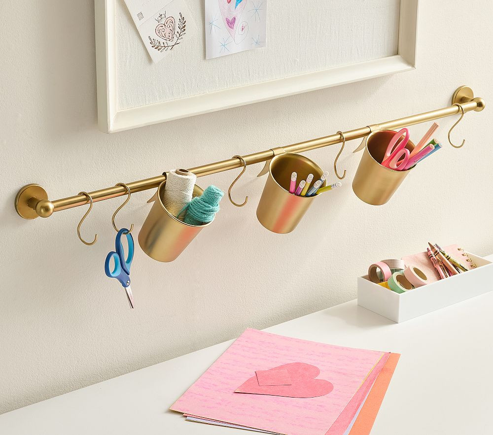 Carolina Rail System, Antique Brass | Pottery Barn Kids