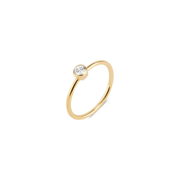 Leona Gold Stacking Ring | CZ | elli parr