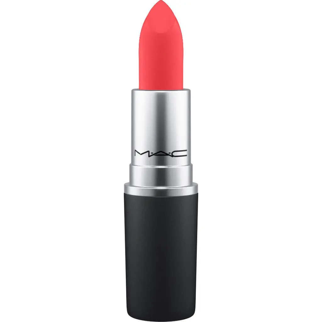 MAC Cosmetics Powder Kiss Lipstick in Mandarin O at Nordstrom | Nordstrom