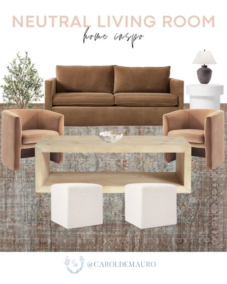 Turn your living room into a cozy and beautiful space with these neutral furniture and decor pieces!
#designtips #springrefresh #interiordesign #modernhome

#LTKhome #LTKSeasonal #LTKstyletip