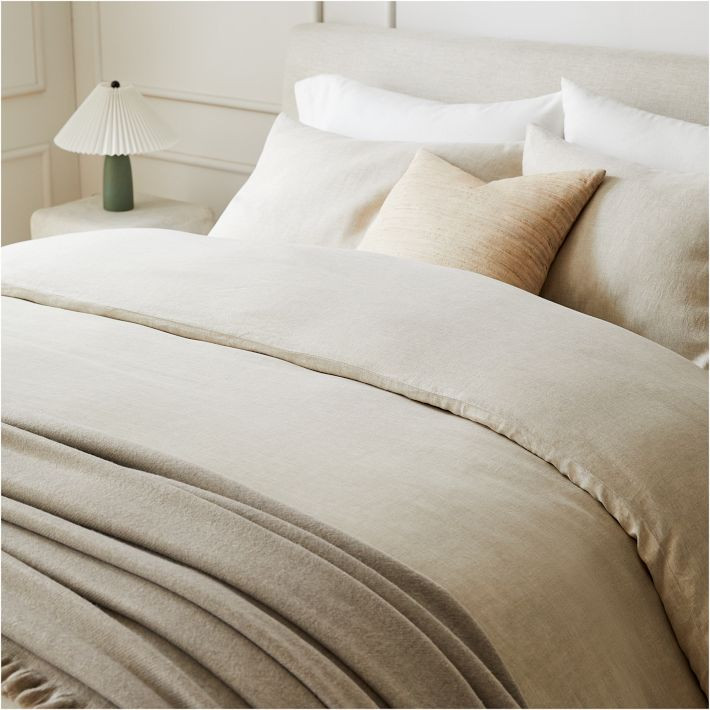European Flax Linen Duvet Cover & Shams | West Elm (US)