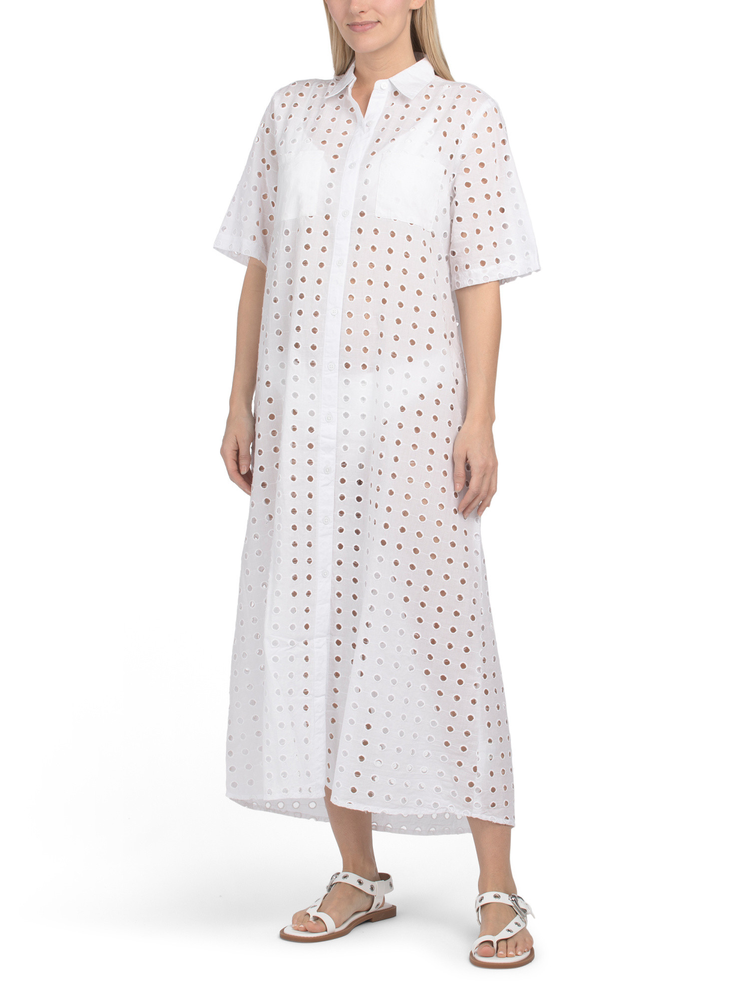 Cotton Eyelet Cover-up Dress | Clothing | Marshalls | Marshalls