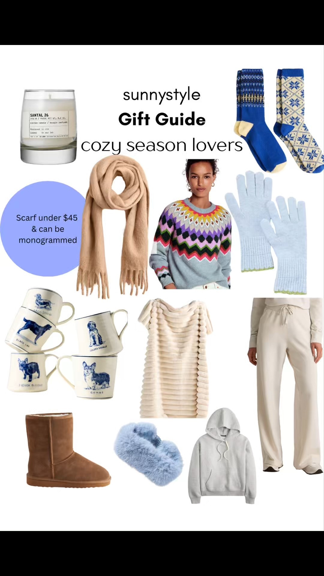 Great gifts for staying cozy and comfy in the winter months. I love these lounge pants, the scarf is so soft and affordable, it’s all so good and selling fast!

#LTKHoliday #LTKGiftGuide #LTKFindsUnder100