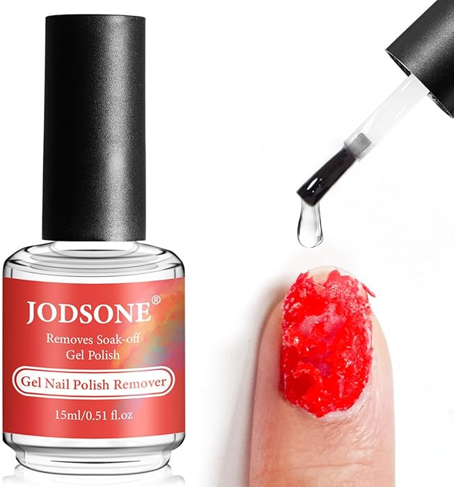 JODSONE 15ML Gel Nail Polish Remover No Need Soaking or Wrapping Gel Remover for Nails 3-5 Minute... | Amazon (US)