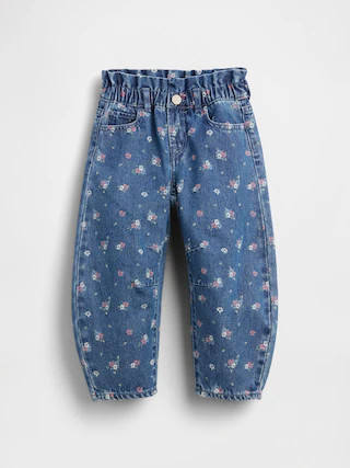 Baby & Toddler Floral Horseshoe Jeans | Gap (US)