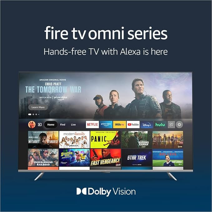 Amazon Fire TV 65" Omni Series 4K UHD smart TV with Dolby Vision, hands-free with Alexa | Amazon (US)