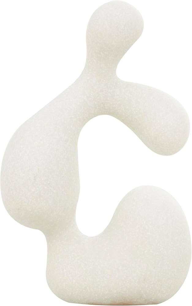 Deco 79 Polystone Abstract Decorative Sculpture Curved Shaped Home Decor Statue with Speckled Tex... | Amazon (US)