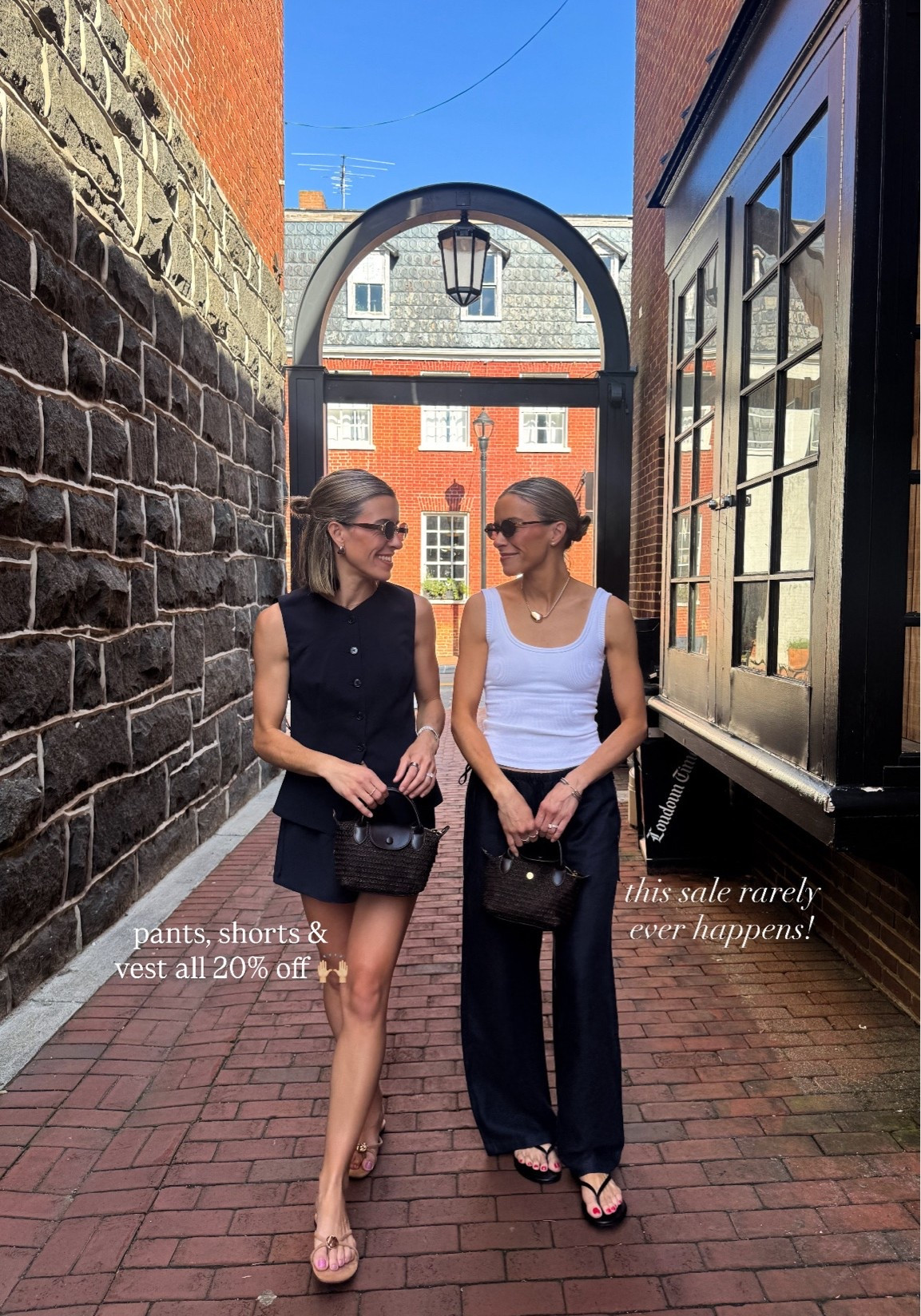 Aritzia sale 
Size small pants and shorts 
Size 4 vest

#LTKootd