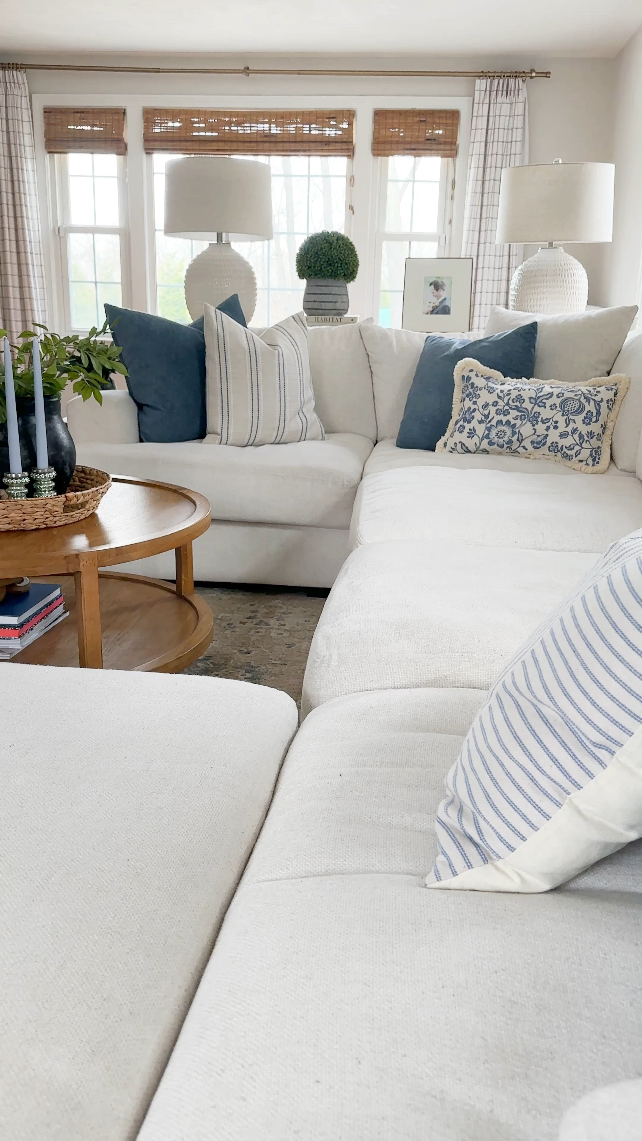 Clean living room until the kids come home! My living room decor
Features a coffee table, throw pillows and the most perfect living room rug and storage cabinet. 

#LTKSeasonal #LTKVideo #LTKhome