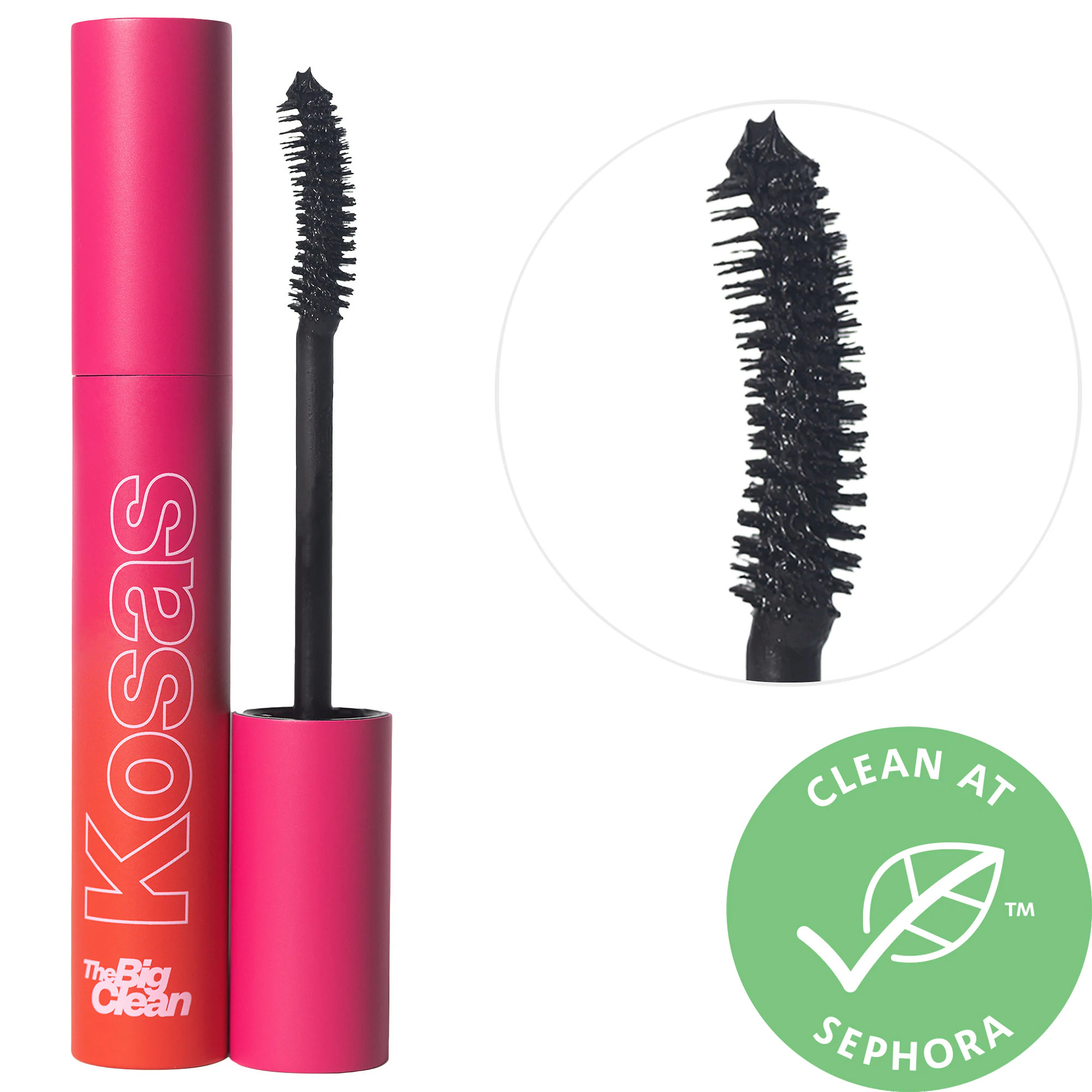 Kosas The Big Clean Longwear Volumizing + Lash Care Mascara 0.32 oz/ 9.5 g | Sephora (US)
