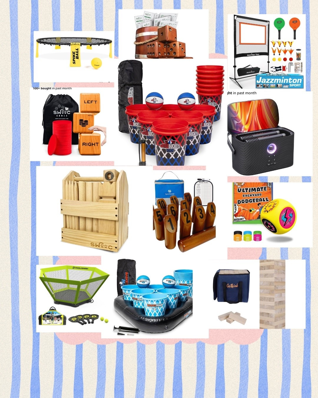 Outdoor games for summer entertainment 