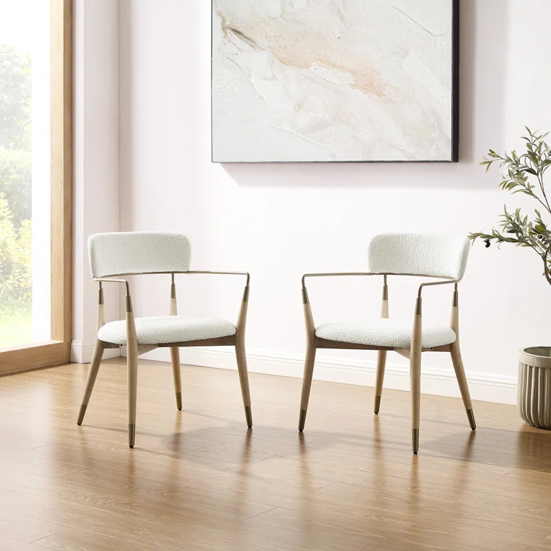 Bernadett Upholstered Armchair (Set of 2) | Wayfair North America