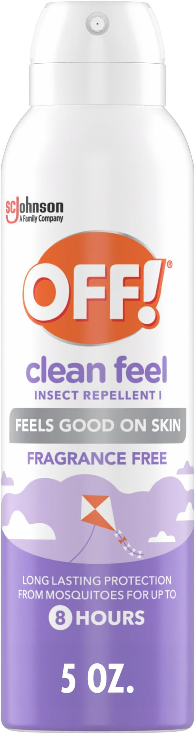 OFF! Clean Feel Insect Repellent Aerosol with 20% Picaridin - Long-Lasting DEET-Free Protection f... | Amazon (US)