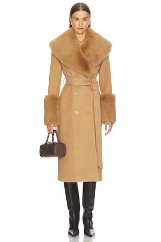 LOBA Charlotte Coat in Camel from Revolve.com | Revolve Clothing (Global)