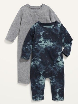 2-Pack Unisex Long-Sleeve One-Piece for Baby | Old Navy (US)