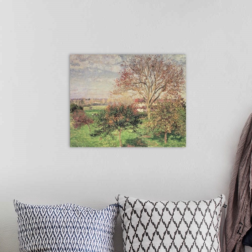 Autumn morning at Eragny, 1897 Wall Art | Great Big Canvas - Dynamic