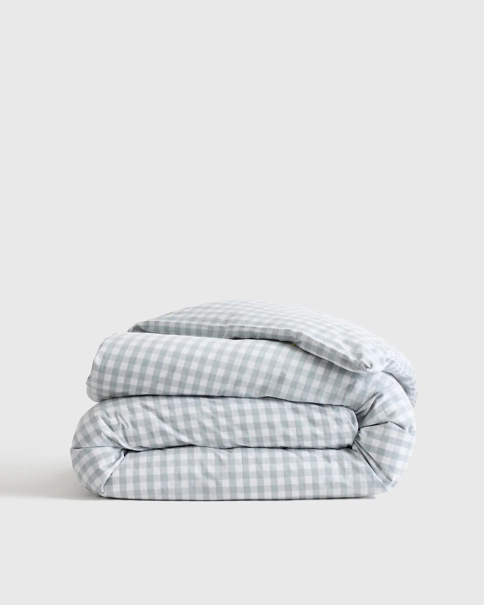 Classic Organic Percale Gingham Duvet Cover | Quince
