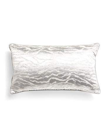 14x24 Velvet Zebra Pillow | TJ Maxx