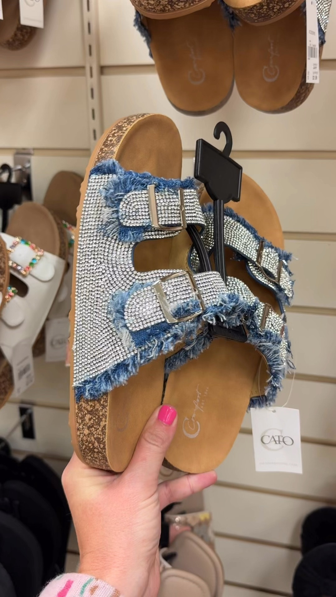 Affordable western shoes, Denim slides, Denim sandals, denim shoes, affordable spring shoes, western wear, western finds, cowgirl sandals, cowgirl finds, cowgirl must haves, spring must haves, spring sandals, rhinestone shoes, bedazzled shoes 

#LTKStyleTip #LTKShoeCrush #LTKFindsUnder50