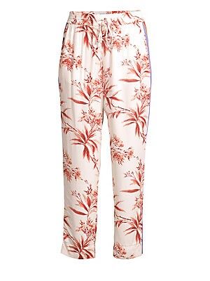 Quisy Cropped Floral & Stripe Pants | Saks Fifth Avenue