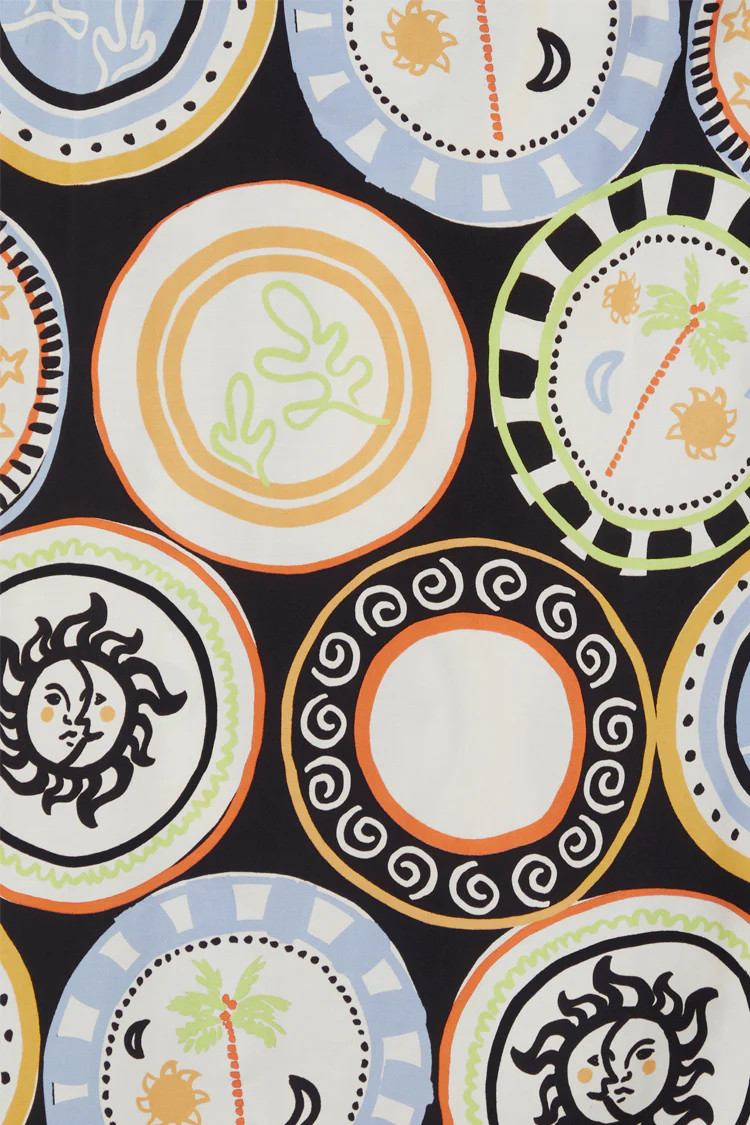 Mono Mosaic Plate Jaspre Wrap Skirt | Never Fully Dressed US