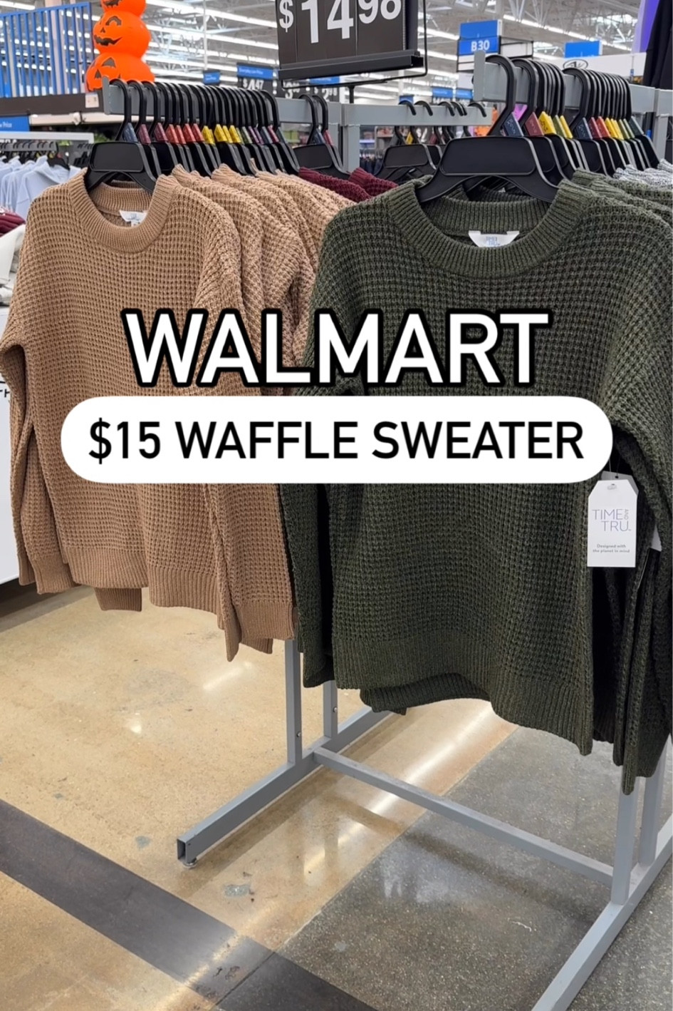 Instagram reel, Walmart outfit, Walmart fashion, Walmart try on, time and tru, waffle sweater, ways to style 

Medium!!

#LTKStyleTip #LTKFindsUnder50 #LTKSeasonal