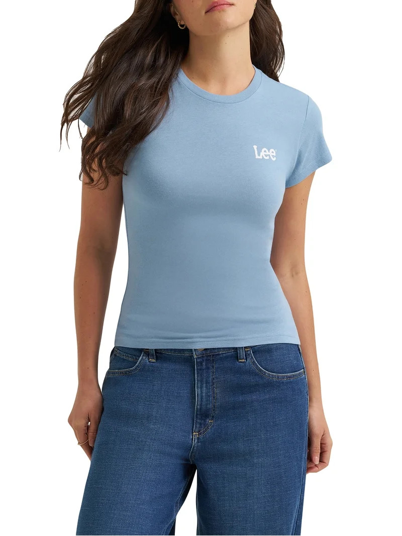 Lee® Women's Short Sleeve Shrunken Band Tee, Sizes XS-3XL | Walmart (US)