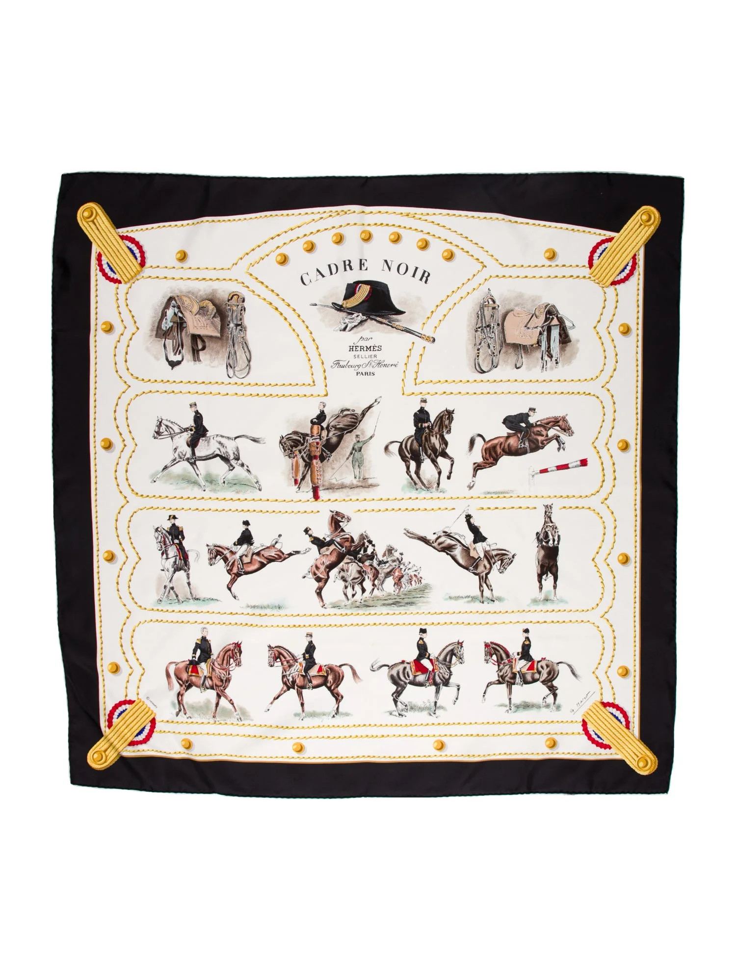 Cadre Noir Silk Scarf | The RealReal