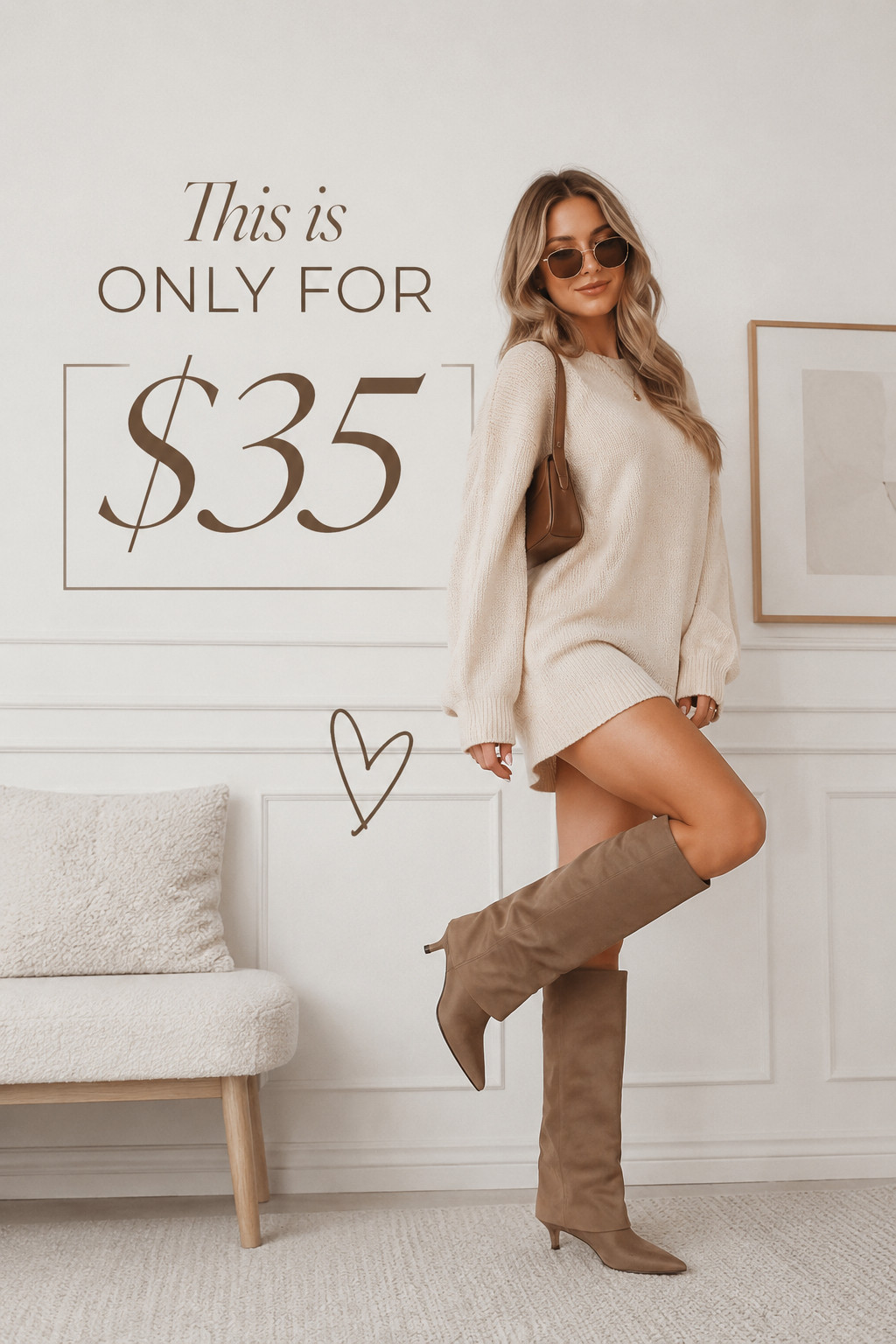 OMG these Target boots are seriously only $35 🤎🍂 I had to do a double take because they look SO much more expensive. They're gonna be so cute with sweater dresses, jeans, leggings... literally everything I'm wearing this fall. Such an easy way to make any outfit look put together without spending a ton. If you've been looking for the perfect fall boots, don't wait on these because I have a feeling they're gonna sell out fast! ✨

#TargetStyle #TargetFinds #TargetFashion #FallBoots #TallBoots #BootSeason #FallStyle #FallFashion #AutumnStyle #SweaterWeather #FallOutfit #CozyStyle #NeutralStyle #EverydayStyle #AffordableFashion #BudgetFinds #FashionFinds #OOTD #WeekendStyle #FallWardrobe #StyleInspo #PointedToeBoots #KittenHeel #SuedeBoots #TargetDeals #LTKStyle #LTKFashion #LTKFinds #FallShopping #Glamorweb 

 #LTKSeasonal #LTKU #LTKSaleAlert