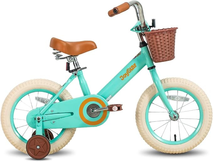 JOYSTAR Vintage 12 & 14 & 16 Inch Kids Bike with Basket & Training Wheels for 2-7 Years Old Girls... | Amazon (US)
