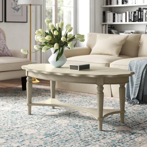 Solid Wood 4 Legs 1 Coffee Table | Wayfair North America