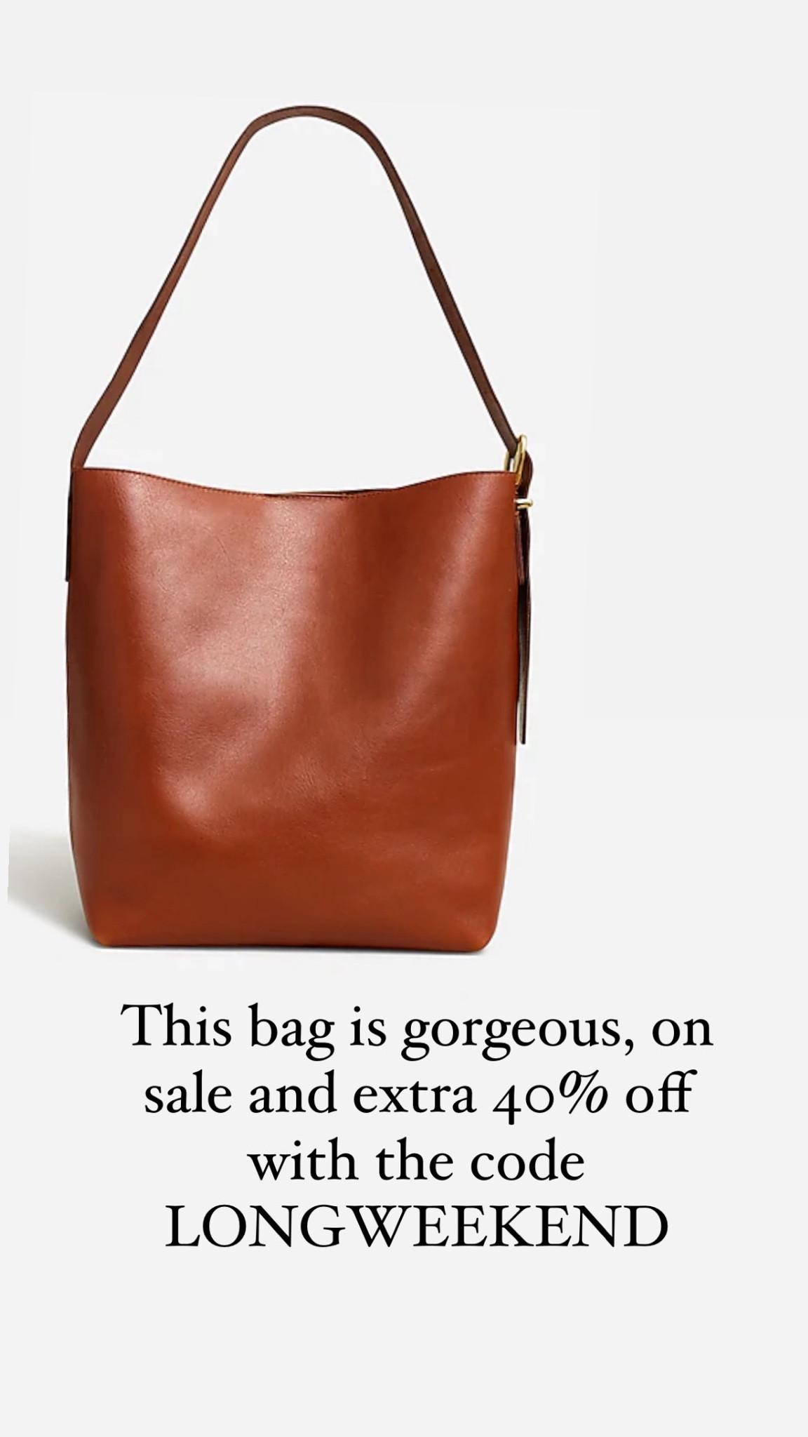 I love this bag! Perfect for fall outfits and love that it’s on sale - extra 40% off with code LONGWEEKEND 

#LTKSaleAlert #LTKStyleTip #LTKItBag