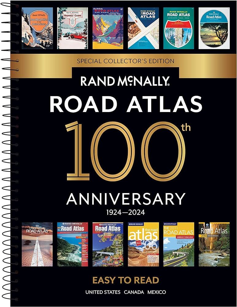 Rand McNally 2024 Midsize Easy to Read - 100th Anniversary Collector’s Edition | Amazon (US)