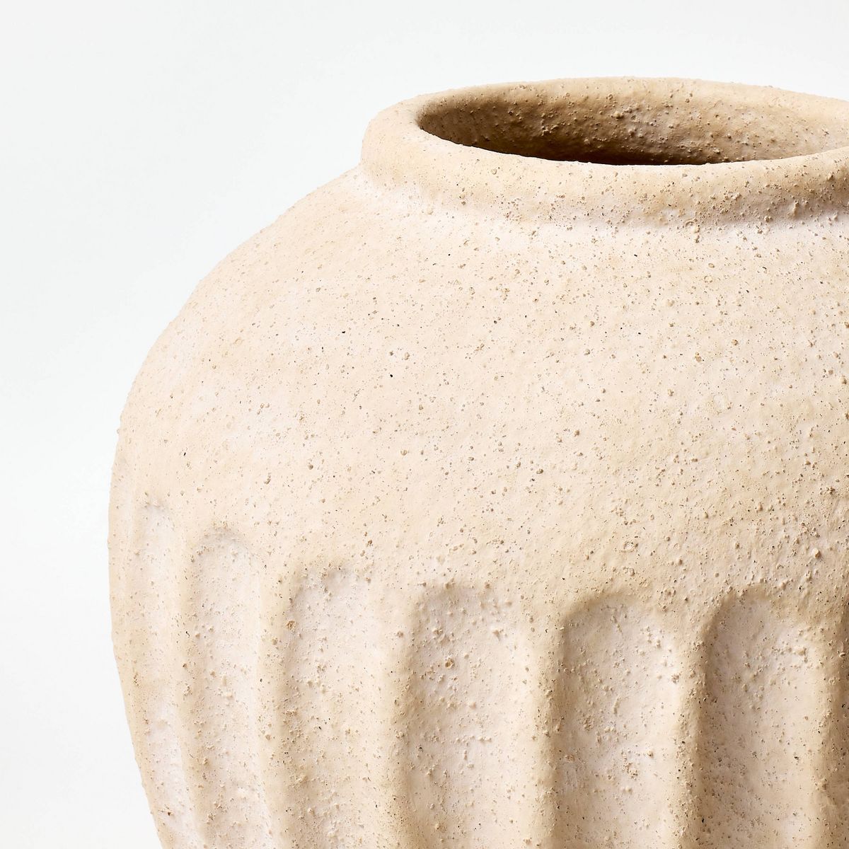 Short Carved Ceramic Vase - Threshold™ designed with Studio McGee | Target