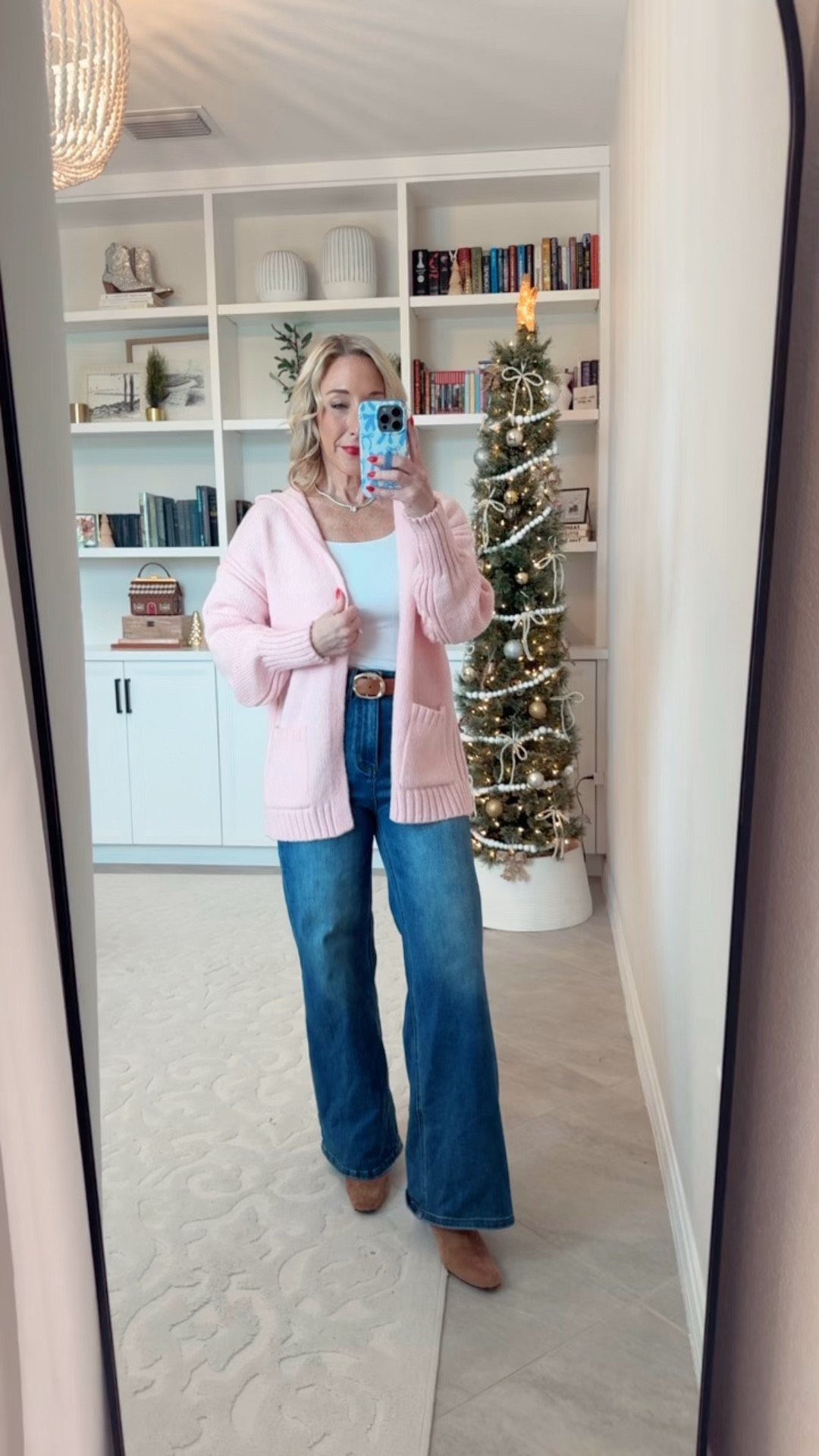 Walmart - 5 new sweaters -  * Wide Leg Jeans - size 25. 

Hooded Cardigan - size small. $19.98. 2 colors. 

 

#LTKSeasonal #LTKFindsUnder50 #LTKOver40