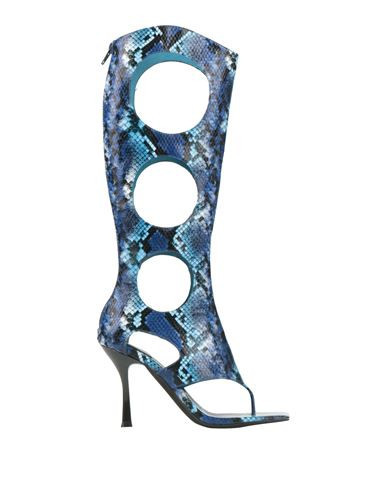 Jeffrey Campbell Woman Thong sandal Blue Size 5 Textile fibers | YOOX (US)