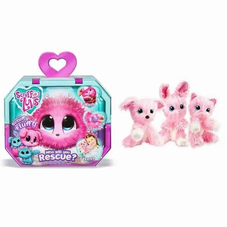 Scruff-a-Luvs Pet Scruffs Pink -Mystery Plush Toy,Wash to Reveal 1 Pcs Rescue Pets: Puppy , Dog S... | Walmart (US)